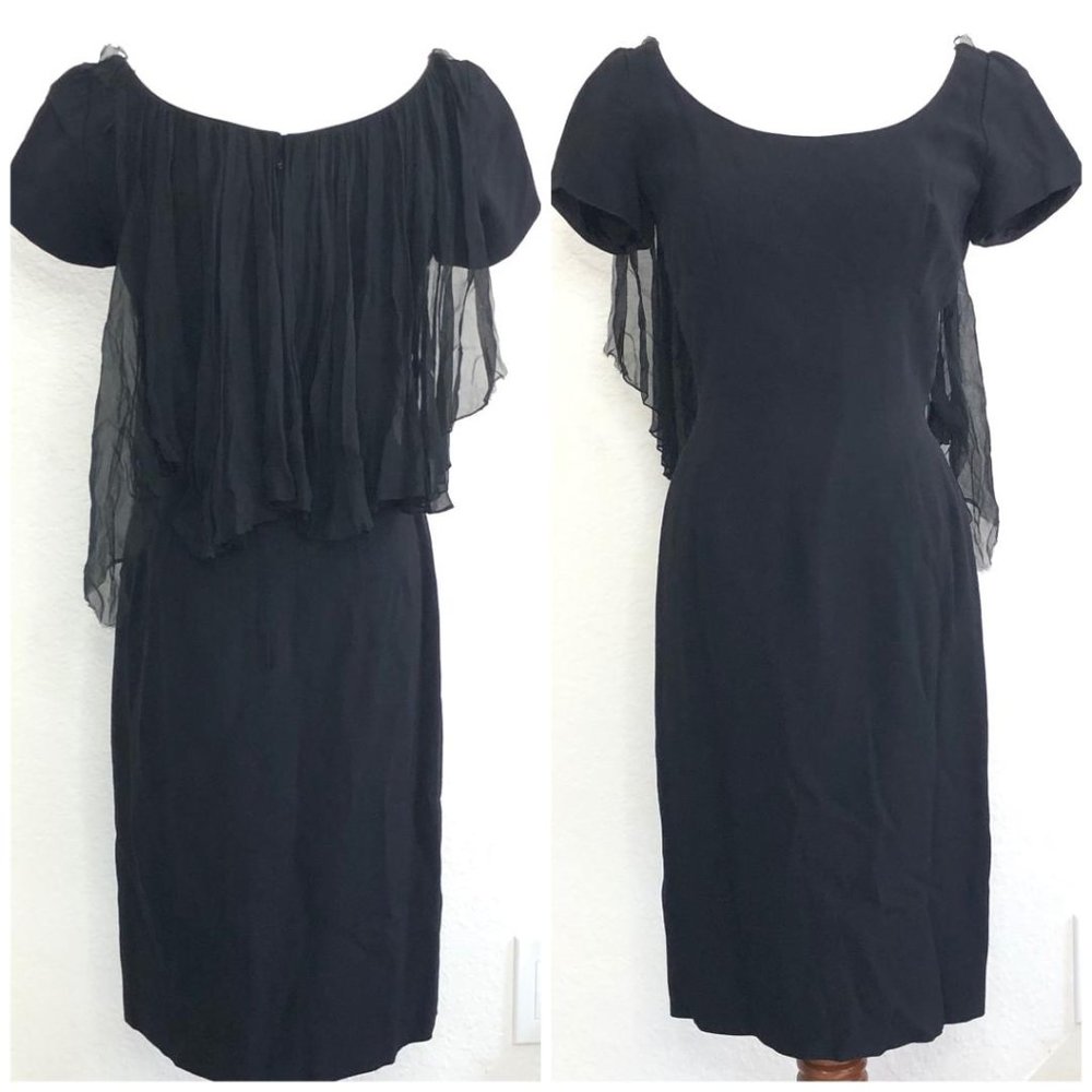Mr.Blackwell Vintage Women's Black Dress CYK